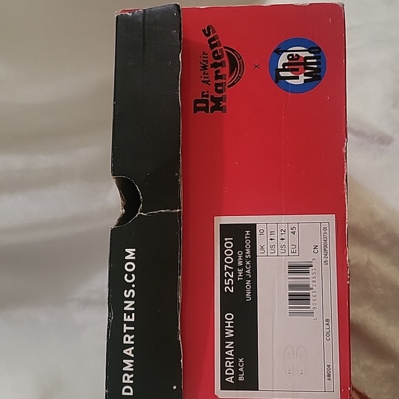 Dr. Martens rare The Who Adrian loafer women's sz 12 Men's sz 11 - Picture 7 of 7